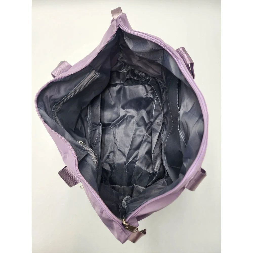 Hong Fu Expandable Gym/Duffle Bag | Large Capacity Purple Overnight Bag 2 bags‎